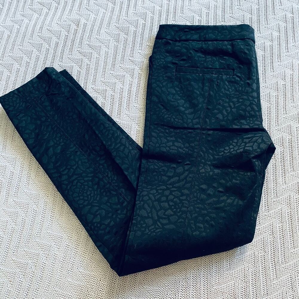 Vintage Jack Henry black giraffe print pants
